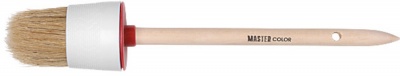 Кисть круглая 35 мм деревянная ручка /30-0404